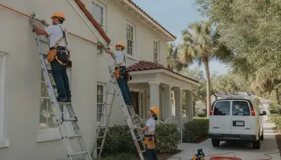 Plumber repairing a sink in Clearwater, FL for residential plumbing service