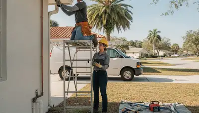 Plumber repairing pipe leak in Clearwater, FL for plumbingclearwaterfl-new.com