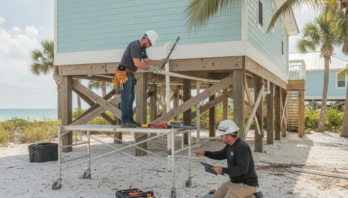 Plumber repairing a pipe in Clearwater, FL for reliable plumbing service