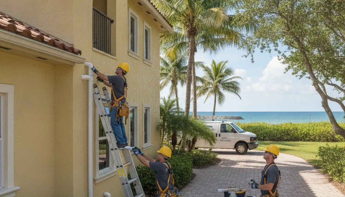 Plumber repairing a leak in Clearwater, FL for plumbingclearwaterfl-new.com service call