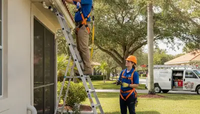 Plumber repairing a pipe in Clearwater, FL for plumbing repair service