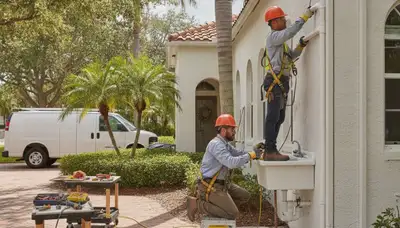Plumber repairing a plumbing issue in Clearwater, FL for plumbingclearwaterfl-new.com