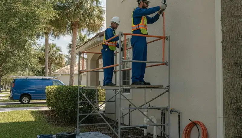 Professional plumber providing plumbing repair service in Clearwater, FL