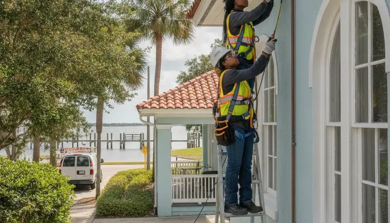 Professional plumber repairing a sink in Clearwater, FL for plumbing repair service