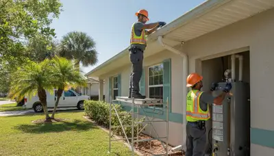 Professional plumber repairing a leak in Clearwater, FL for plumbingclearwaterfl-new.com