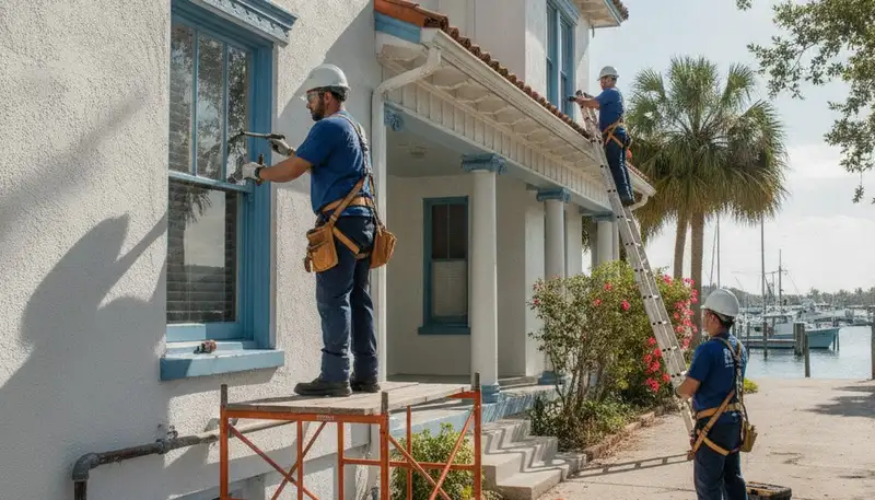 Plumber providing repair service in Clearwater, FL for residential plumbing issues