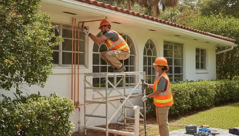 Professional plumber repairing a sink in Clearwater, FL for plumbingclearwaterfl-new.com