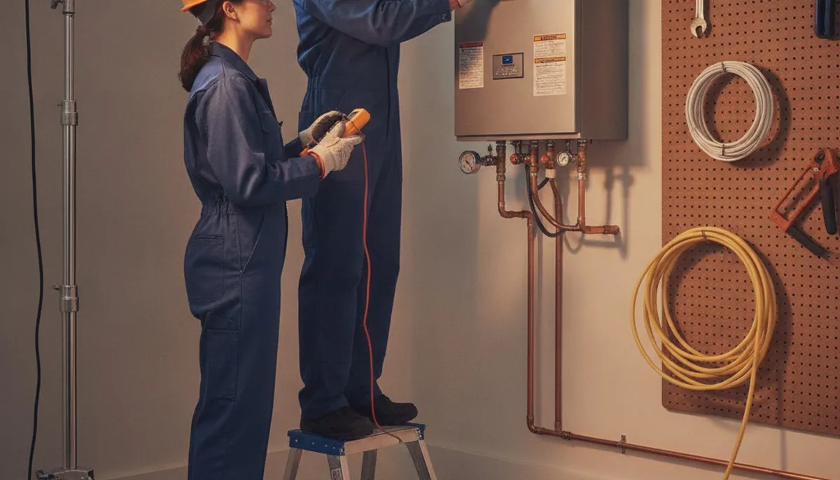Tankless water heater installation in Clearwater, FL by On Call Plumbers