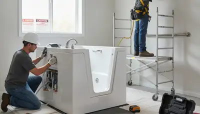 Walk in tub installation for Clearwater, FL homes by On Call Plumbers